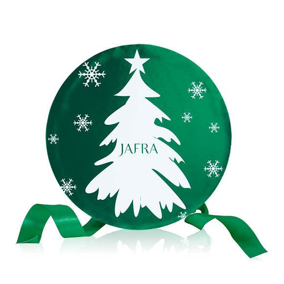 Green Holiday Cylinder Gift Box - Jafra Cosmetics International