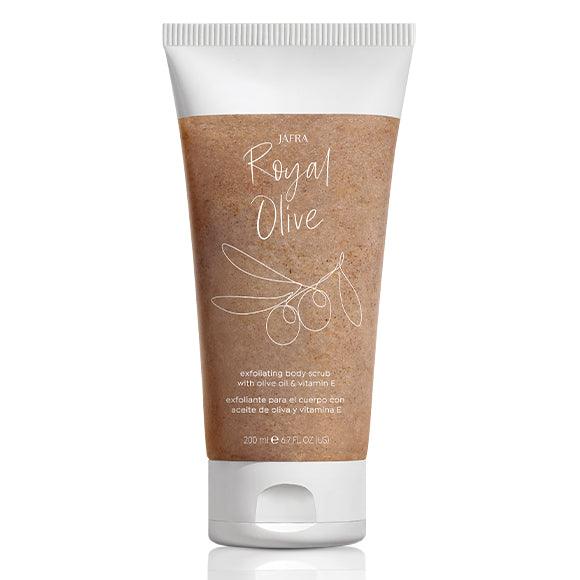 Royal Olive Exfoliating Body Scrub - Citrus and Wood - Jafra Cosmetics International