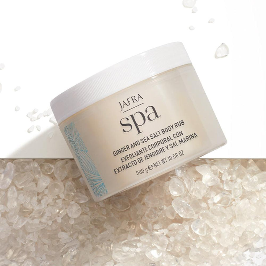 JAFRA Spa Ginger & Sea Salt Body Rub - Ginger and Sea Salt - Jafra Cosmetics International