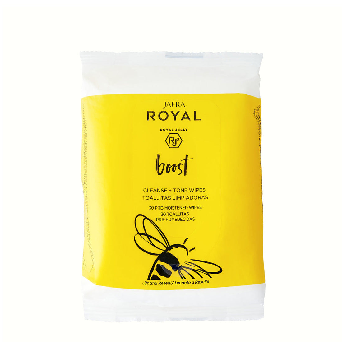 JAFRA ROYAL Boost Cleanse + Tone Wipes